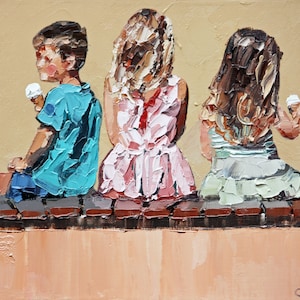 Ice Cream Art Print: Limited Edition Giclee, Nursery Wall Decor