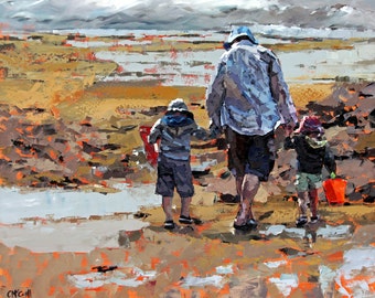 Limited edition | giclee art print | original artwork | impressionist oil | palette knife | modern art | abstract art | art | Rockpools.