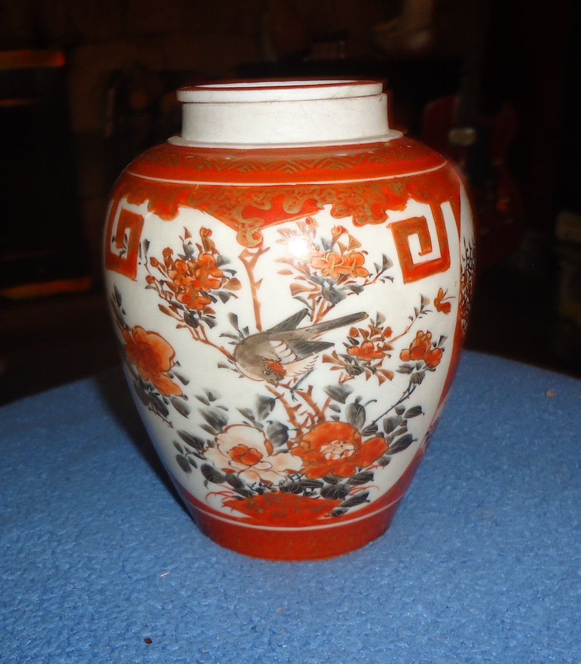 Antique Satsuma Style Ginger / Tea Jar Handpainted Circa Early 1900s Etsy