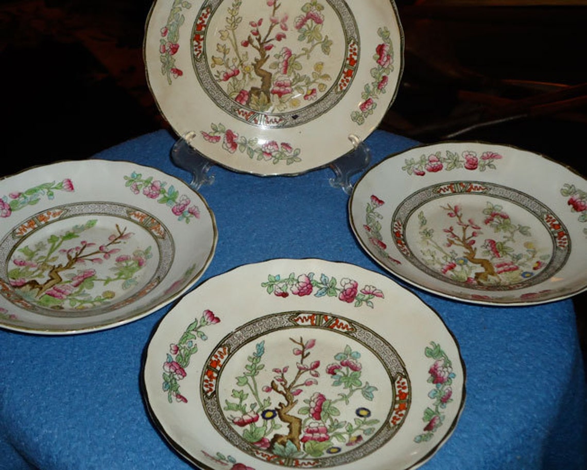 Circa 1890 1900 Burgess and Leigh Antique English Polychrome Etsy