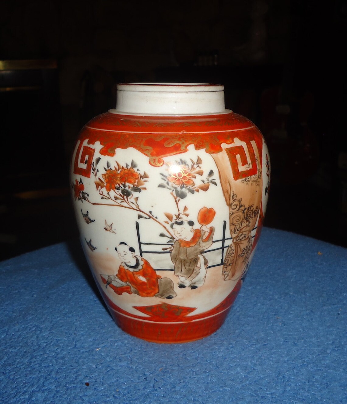 Antique Satsuma Style Ginger / Tea Jar Handpainted Circa Early 1900s Etsy