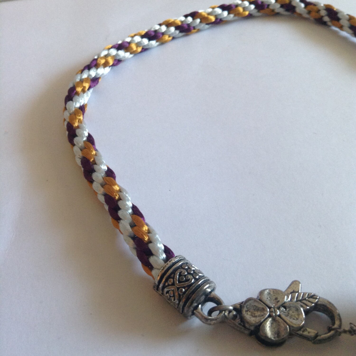 Kumihimo necklace Etsy