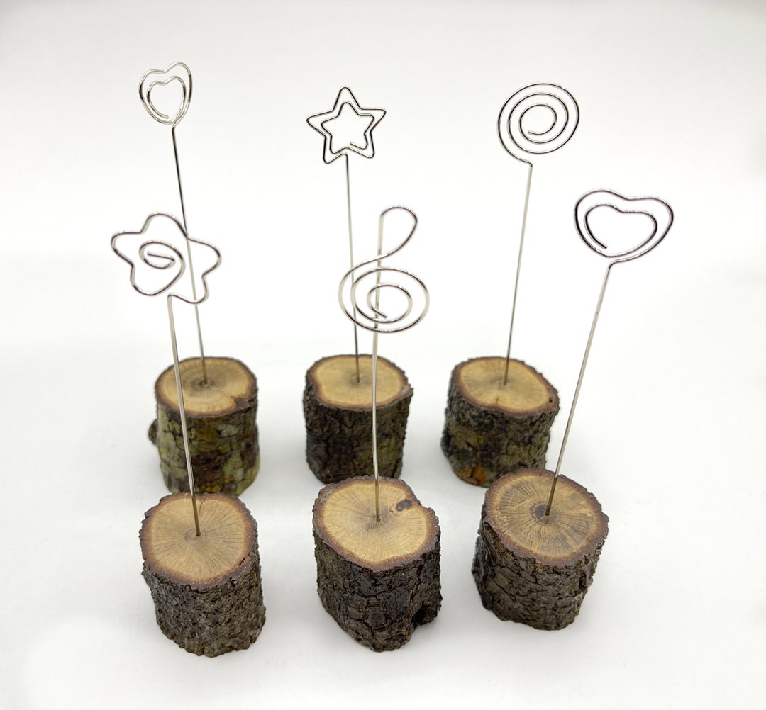 Place Card Holders, Name Card Holders, Table Number Stand, Picture Holder, Notes Holder