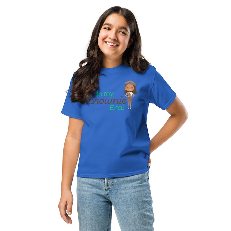 In My Brownie Era Shirt | Scout Troop Tee | Girl Scout Gift | Bridging Celebration Shirt