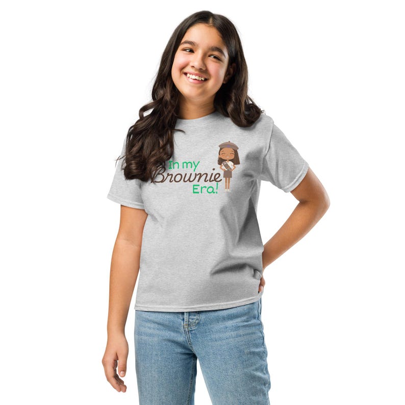 In My Brownie Era Shirt | Scout Troop Tee | Girl Scout Gift | Bridging Celebration Shirt