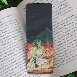 Medusa Bookmark - Greek Mythology Fantasy Aesthetic Book Gift - Snakes illustration Reading Accessory - Books, Stationery, Cozy Bookish