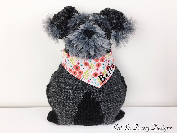 Custom Short Hair Bouvier Des Flandres Look A Like Dog Pillow Etsy