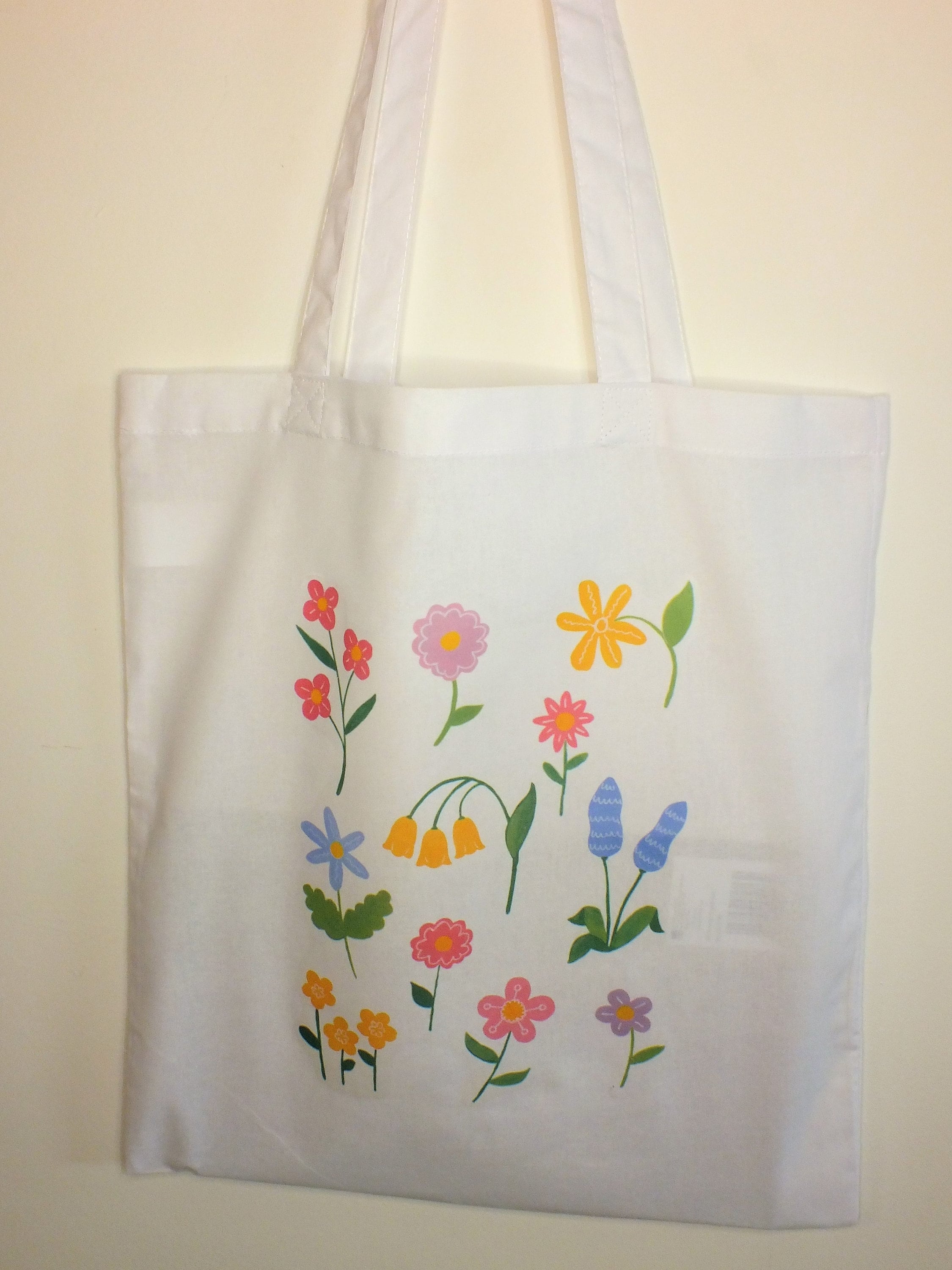 Handdrawn Wildflowers Tote Bag for Sale by GlowinUp Shop