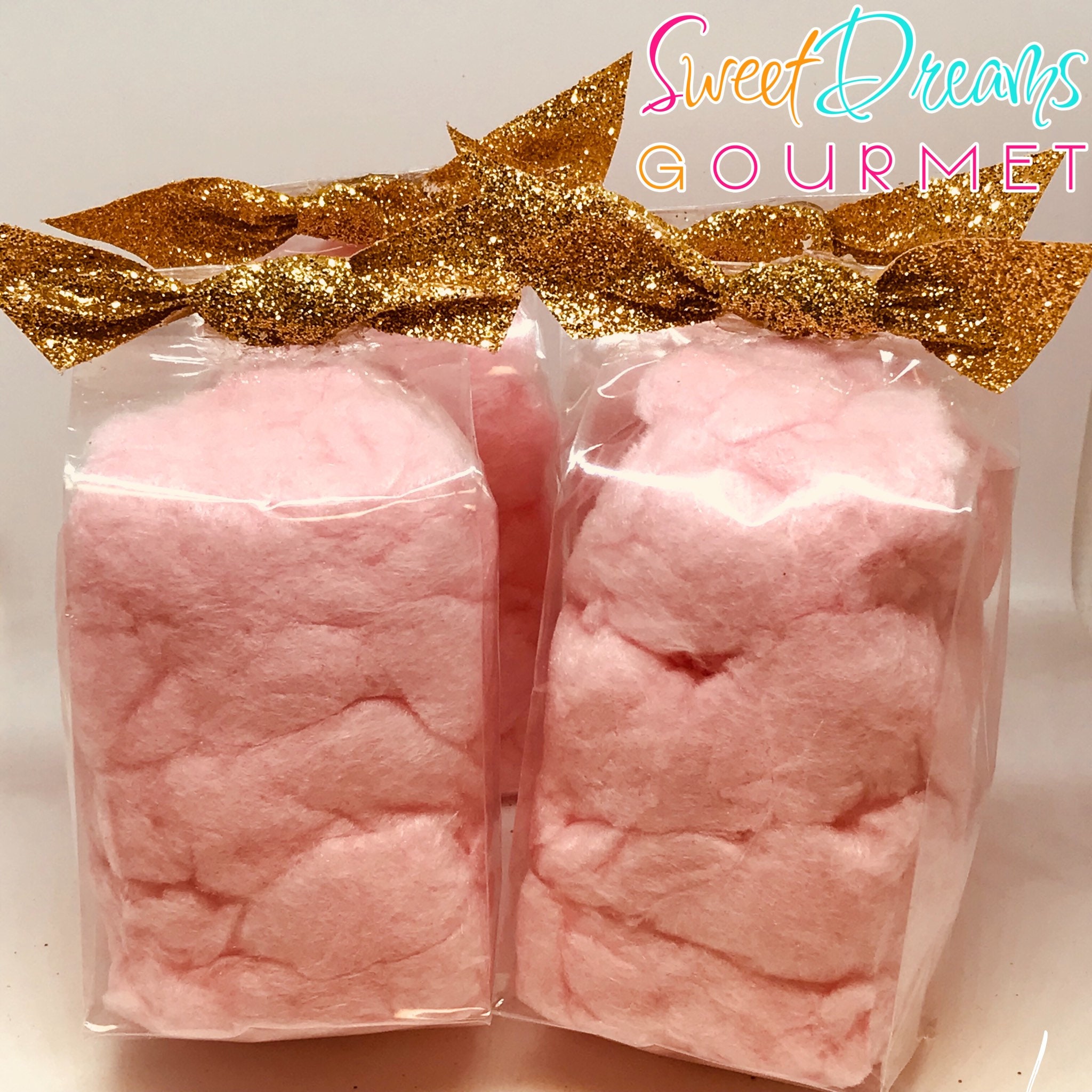 Mini Cotton Candy Bag Favors order of 10 Etsy