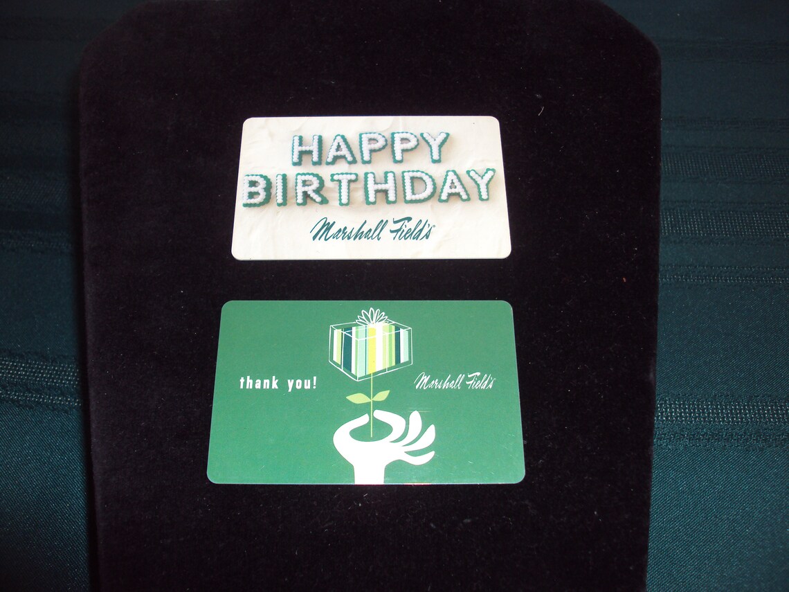 Marshall Fields Gift Card Etsy