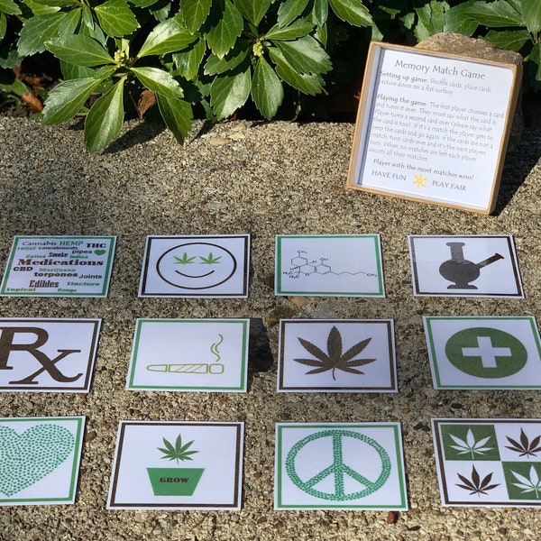 Marijuana Card Game Etsy