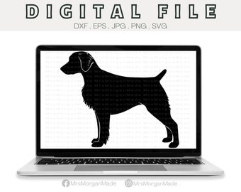 Brittany Spaniel Dog Svg Png Dxf Eps Jpg, Instant Digital File Download, Clipart Drawing Vector Graphic, Commercial Use
