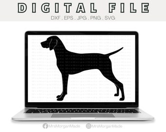 Vizsla Dog Dxf Eps Jpg Png Svg, Instant Digital File Download, Clipart Drawing Vector Graphic, Commercial Use