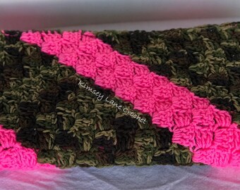 Realtree Camo Blanket and Hot Pink Cuddle Fleece | Etsy
