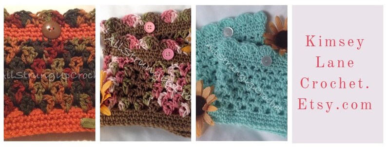 Crochet Boot Cuffs Work Sock Boot Cuffs Ankle Boot Sock Boot Sock Boot Topper Rainboot Liner Wellie Liner Snow Boot Sock