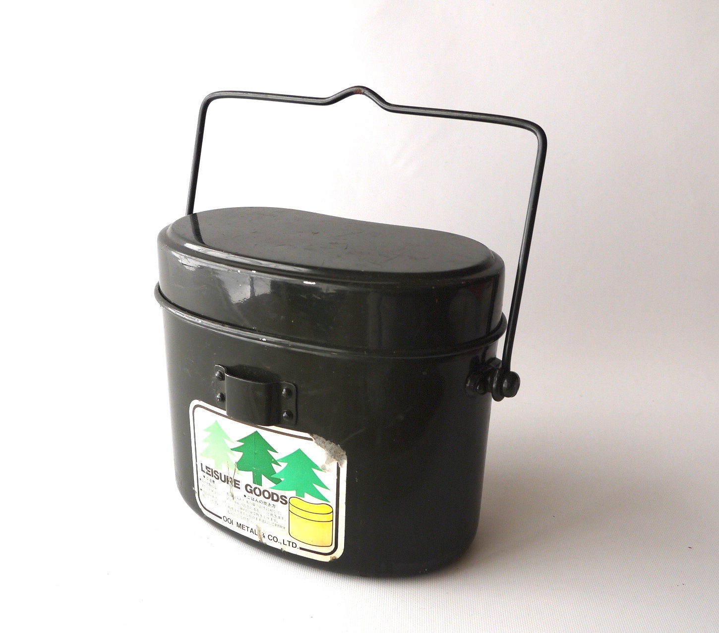 Vintage Aluminium Lunch Pail , Cantine/Extérieur Camping Ustensiles de Cuisine Boîte à Lunch Cartouc