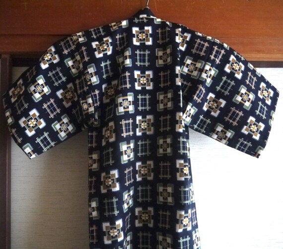 VINTAGE 1970s Kids / Child Kimono Kasuri Motif , … - image 2