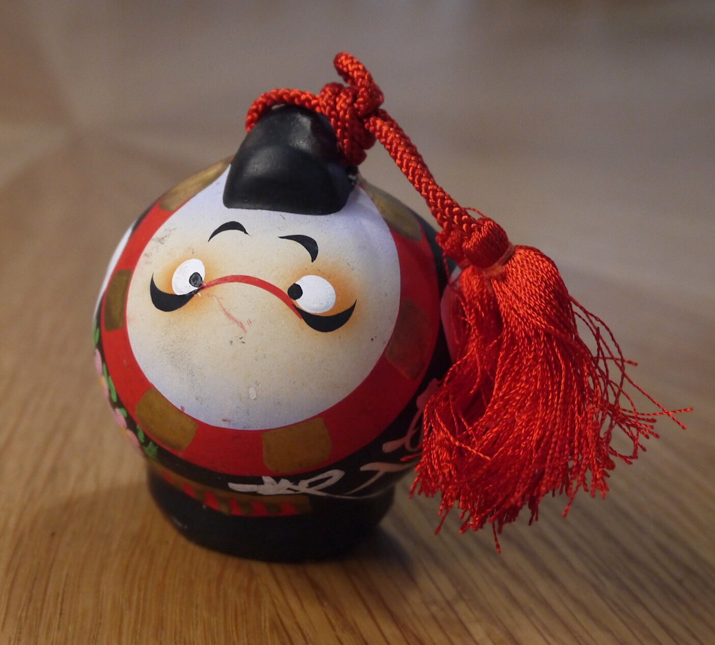 Vintage 1970S Rare Cloche en Faïence , Dorei Célèbre Artiste Senoo Nobuyuki Fabriqué Dans La Préfect