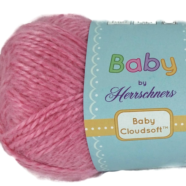 Rose Herrschners Yarn Baby Cloudsoft Knitting Crochet Craft