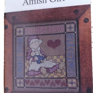 Cross My Heart Counted Cross Stitch Amish Girl The Cottage Collection  SEALED Craft Needlecraft Needlework