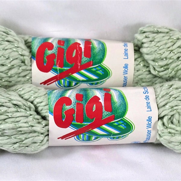 Schaffhauser Wolle Yarn Gigi Green  #32 Lot 2 Skeins