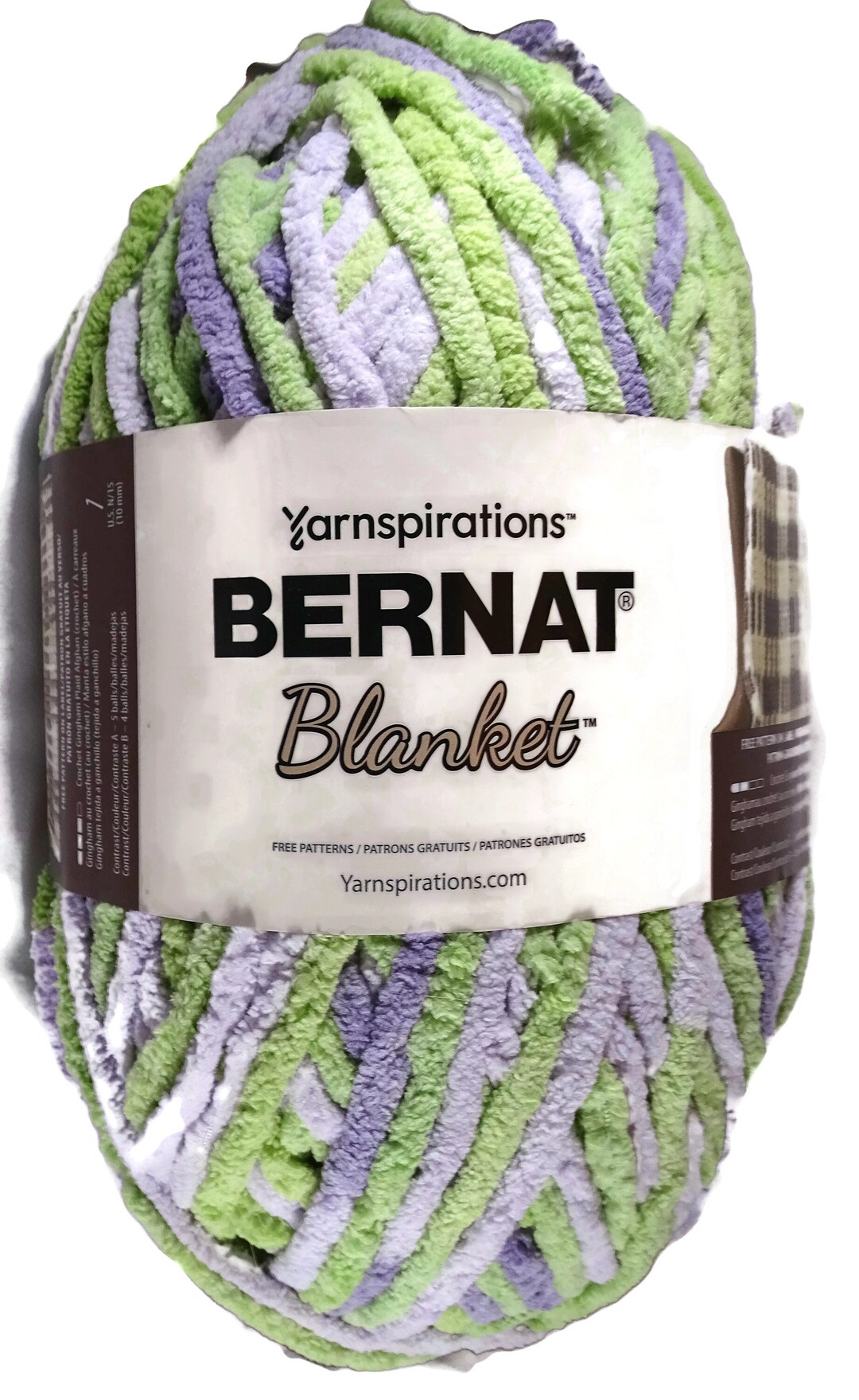 Bernat Blanket Yarn Lilac Leaf Etsy