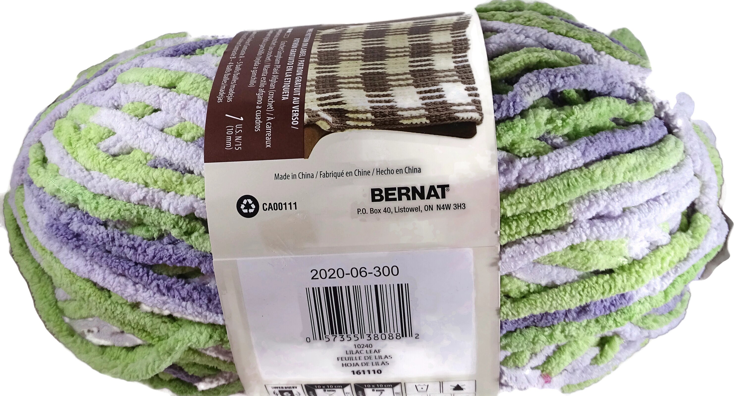 Bernat Blanket Yarn Lilac Leaf Etsy