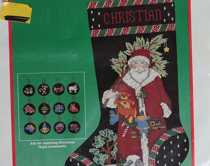 Dimensions Welcome Santa Christmas Stocking - Cross Stitch Kit 70-08901