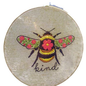 Dimensions Embroidery Kit Bee Kind SEALED Craft