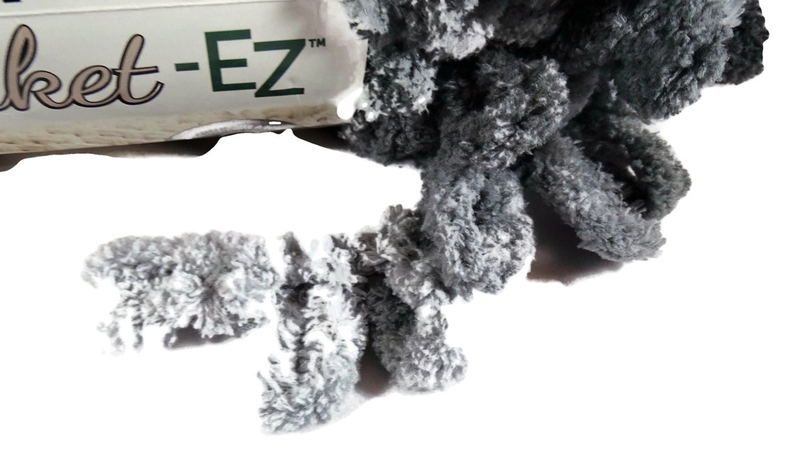 Bernat Alize Yarn Blanket EZ Slate Grays Jumbo Etsy