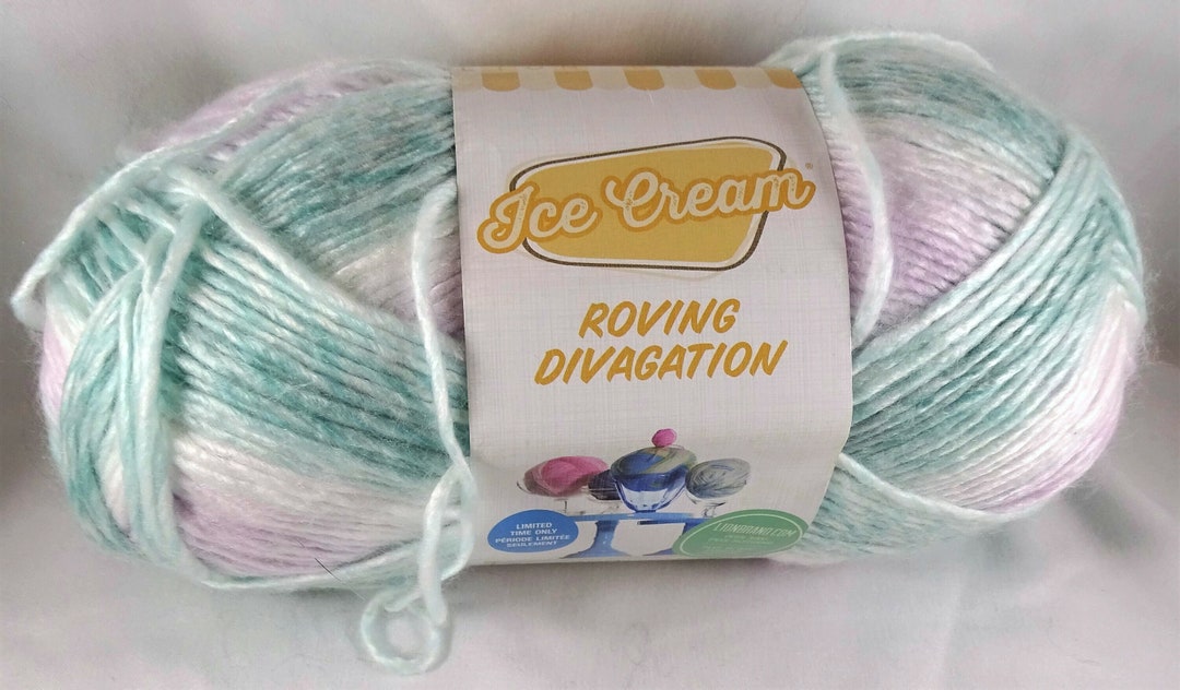 Lion Brand Yarn Ice Cream Roving Chuckles Etsy