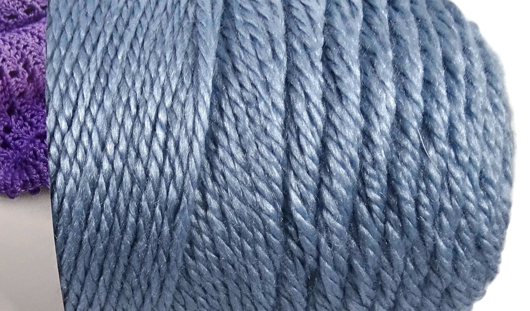 Loops and Thread Yarn Soft and Shiny Powder Blue Knitting Crochet Craft ...