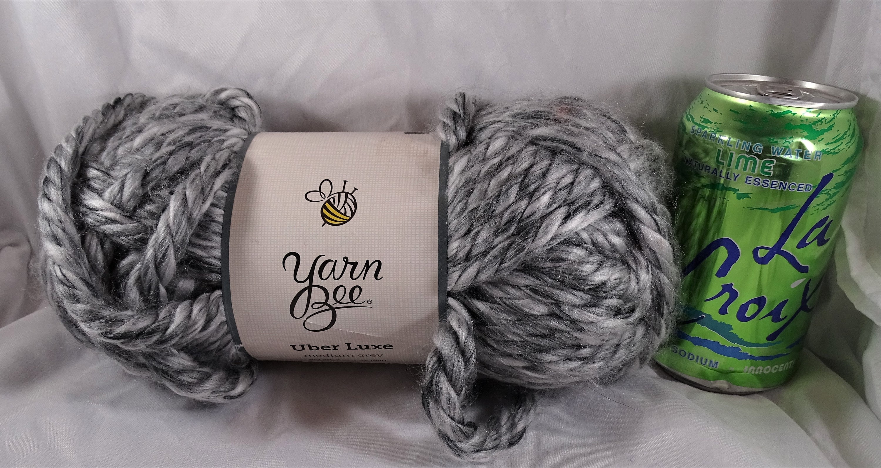 Yarn Bee Uber Luxe Medium Grey Etsy