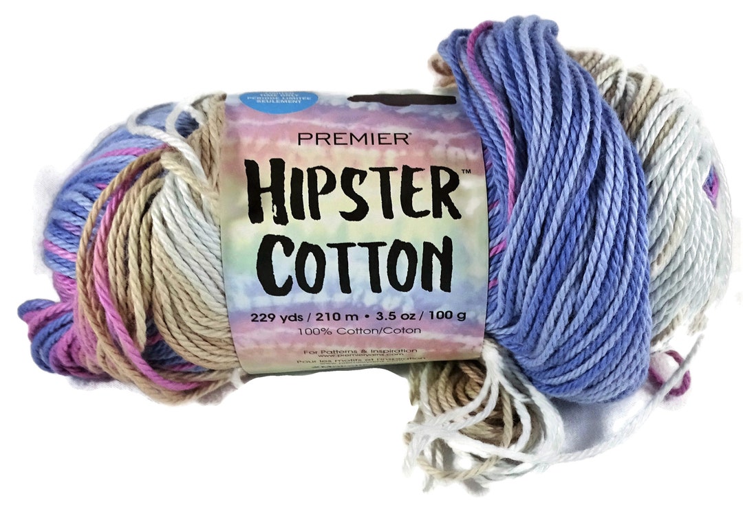 Premier Hipster Cotton Yarn Berry Rumble Etsy