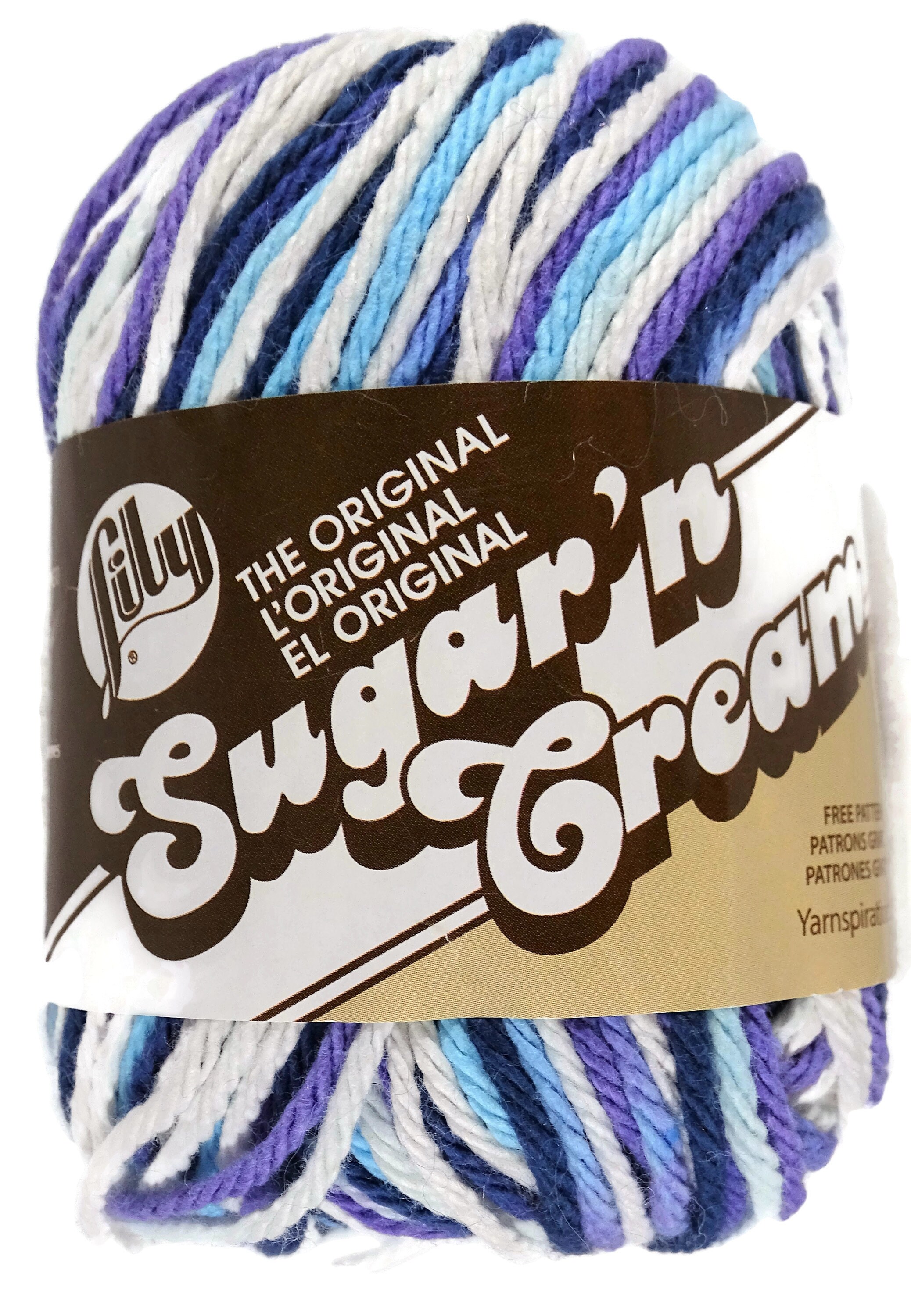 JUTE Super Size 4oz 190yds. 100% Cotton Yarn. Original Lily Sugar N Cream.  Color 18082 4 Ounces 190 Yards 