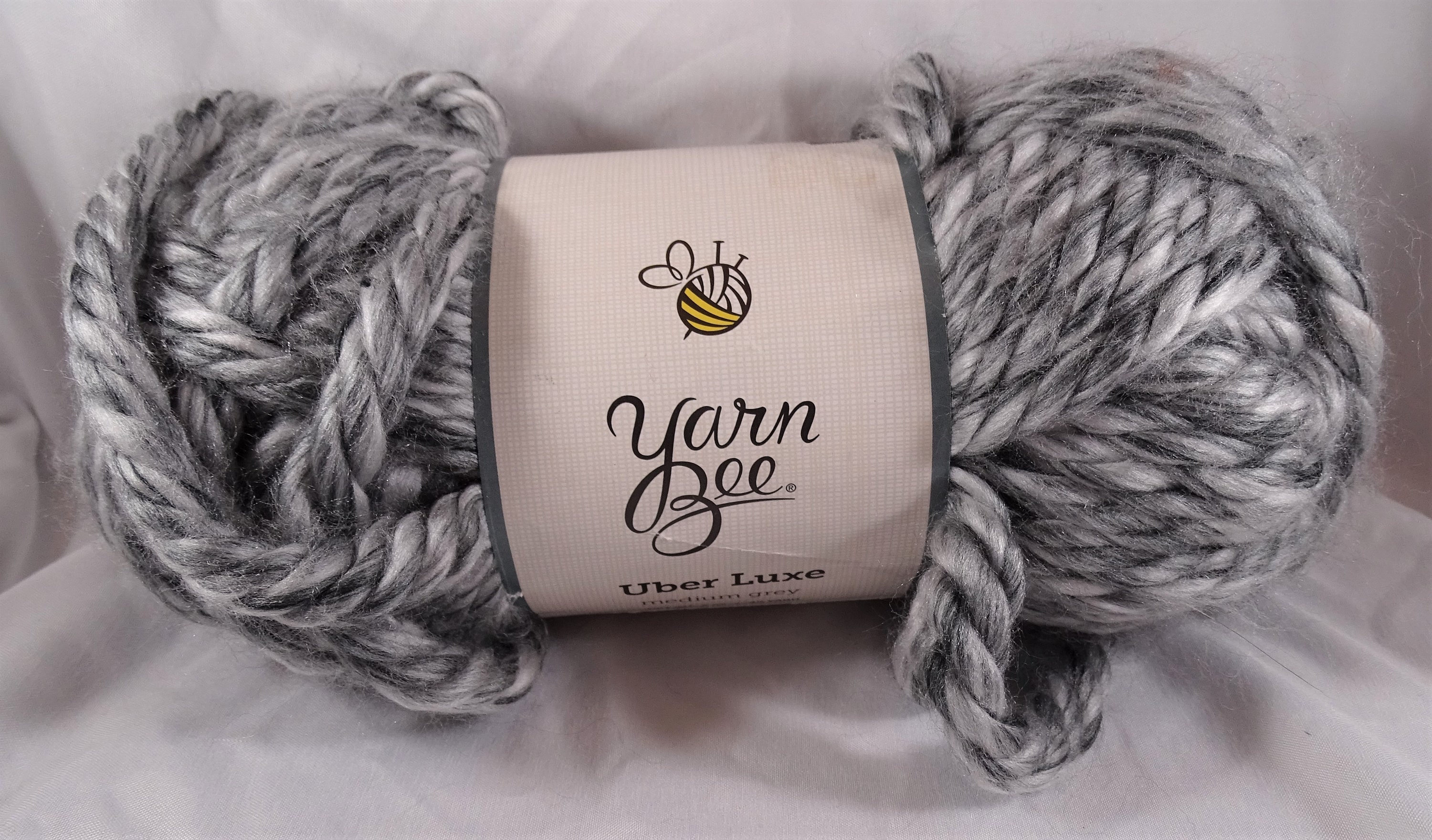 Yarn Bee Uber Luxe Medium Grey Etsy