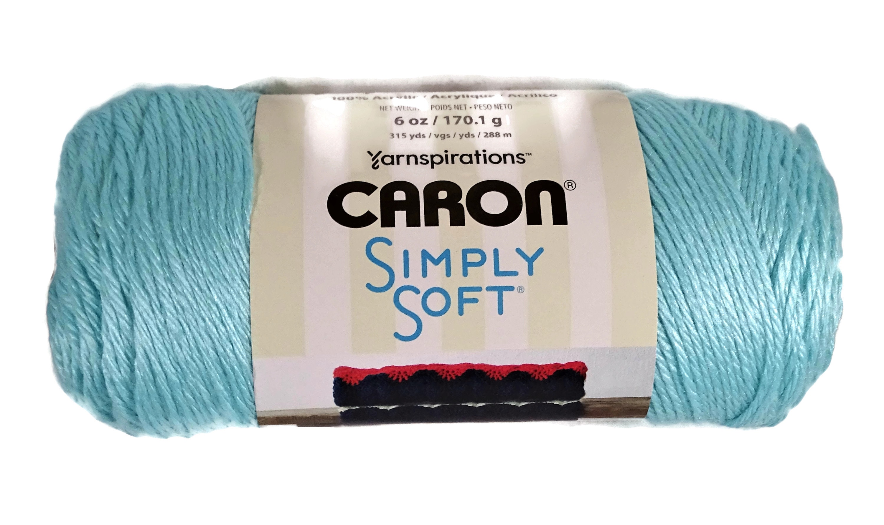 Mix Lot Of 3-Caron Simply Soft Yarn-6oz/315 Yds/4 Ply Each-Bone