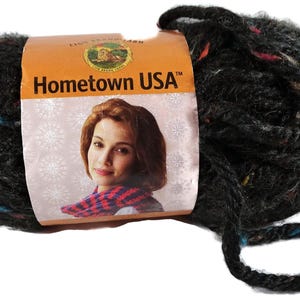 Lion Brand Hometown Yarn Cambridge Tweed Knitting Crochet Craft