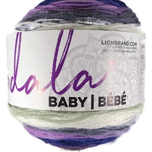 Lion Brand Yarn Mandala Baby Magic Moon Knitting Crochet Craft