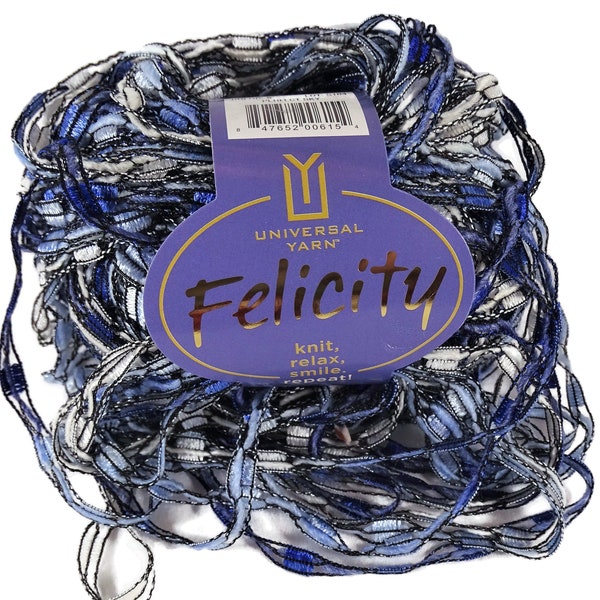 Universal Yarn Felicity Perfect Sky Ladder Metallic Thread Craft Necklace Knitting Crochet Scarf Novelty