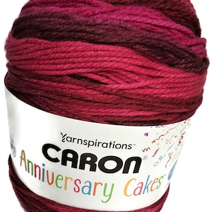 Caron Anniversary Cakes Yarn Sour Cherry 