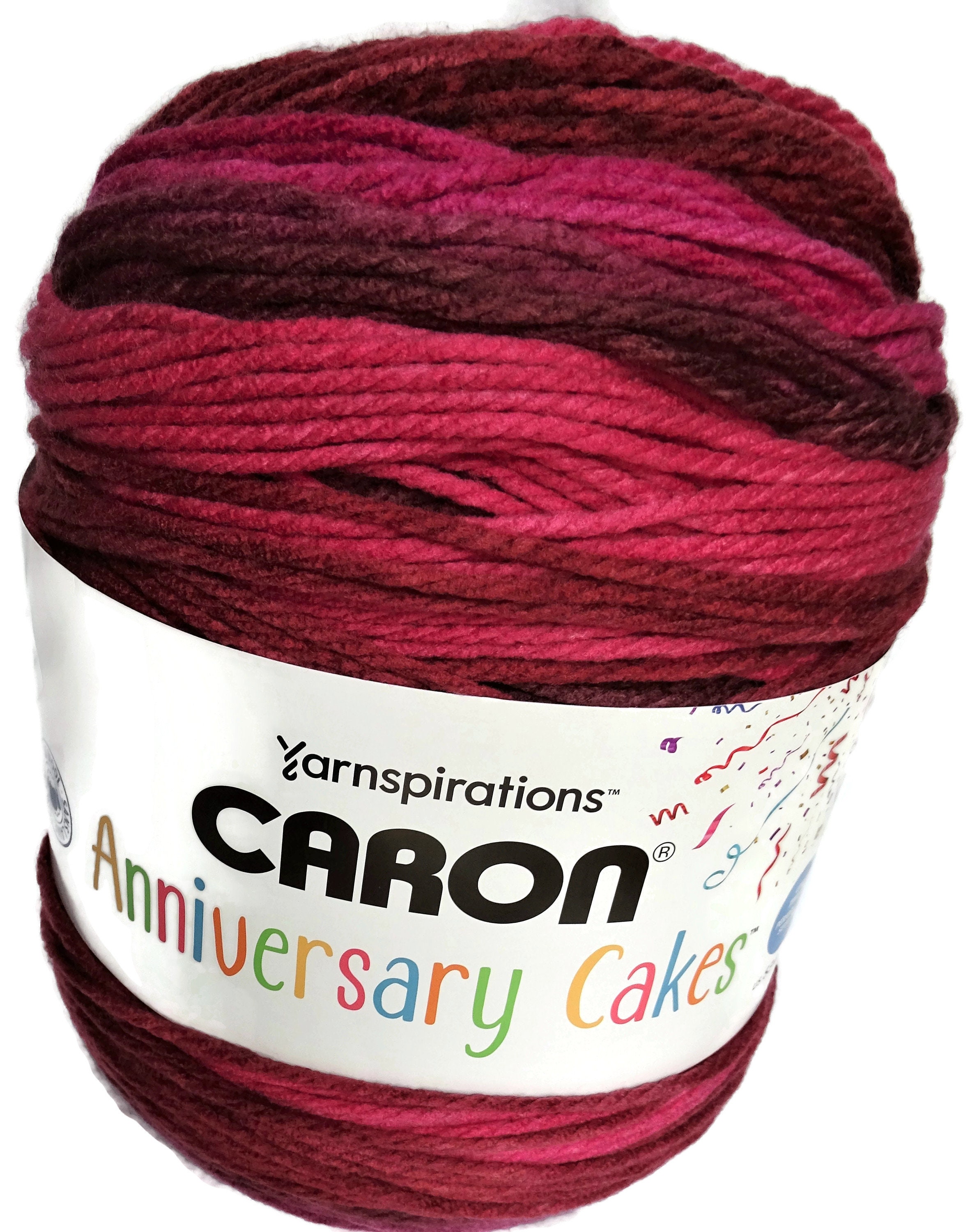 Caron Anniversary Cakes Yarn Sour Cherry 