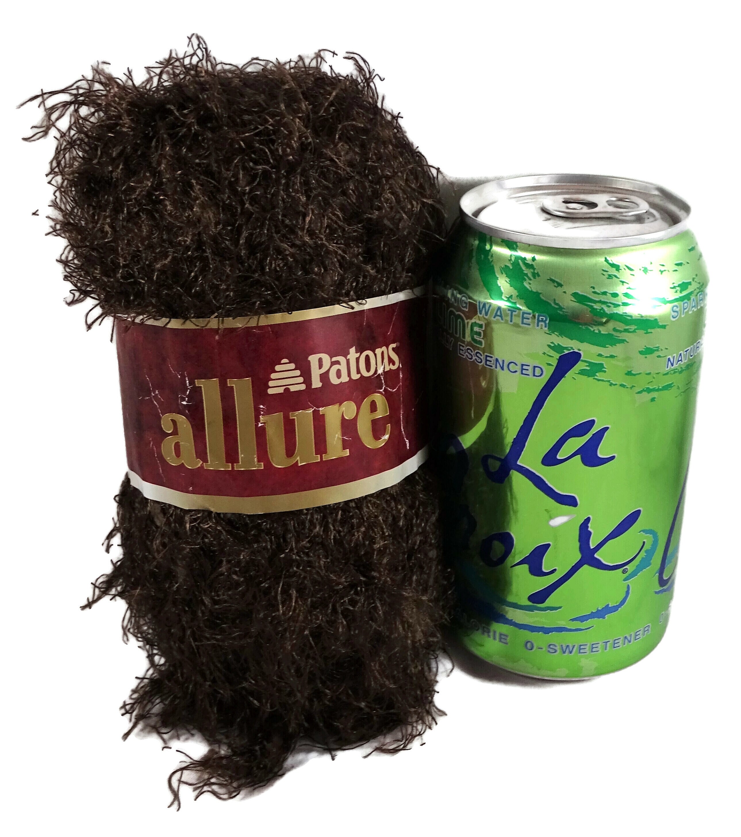 Patons Allure Yarn Mink Novelty Etsy