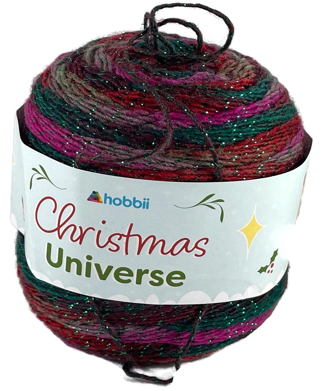 Lot De 9 Pelotes Hobbii UNIVERSE - Laine Acrylique Douce, 100g Par Pelote, Couleur Rose