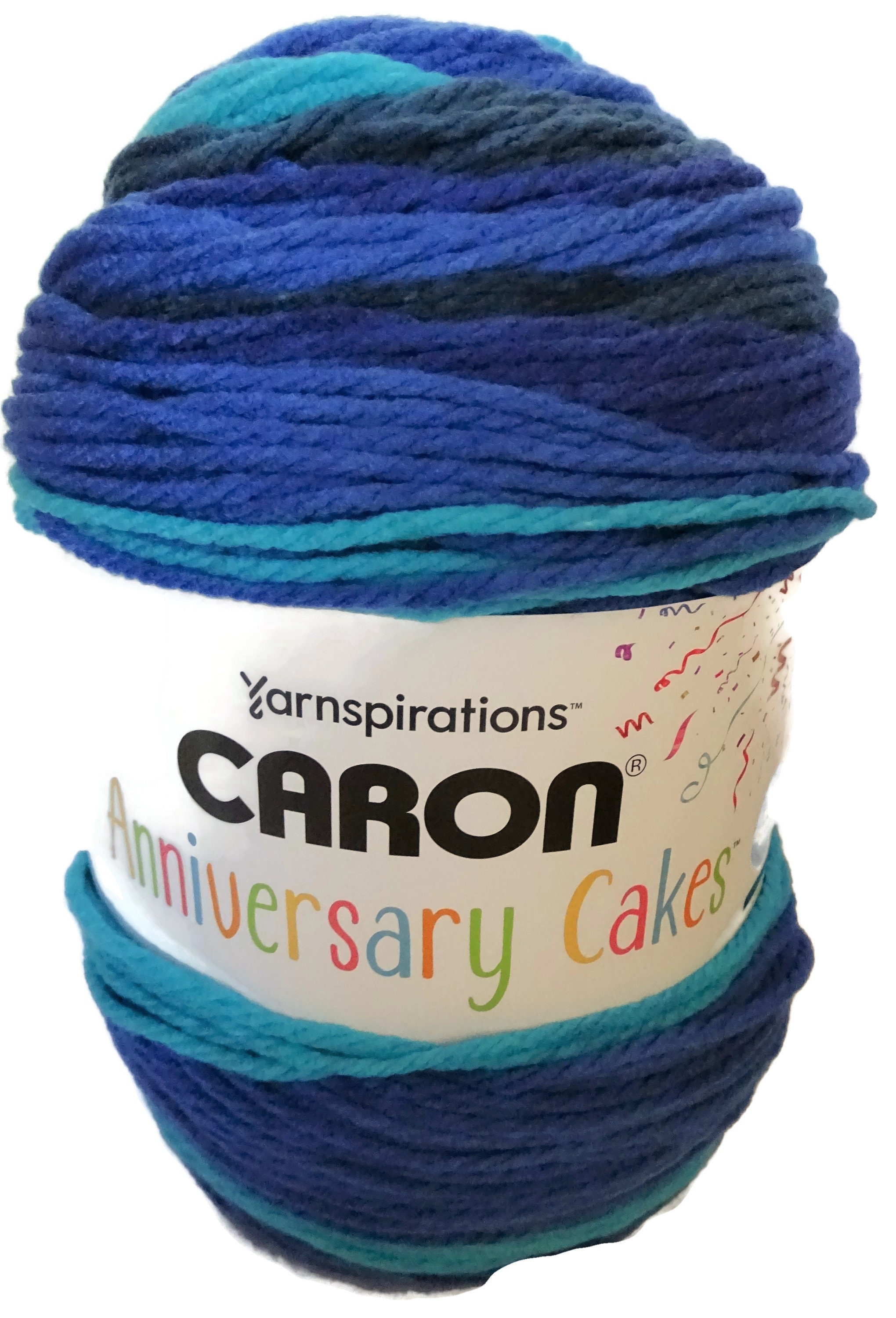 Caron Anniversary Cakes Yarn Scuba Splash 