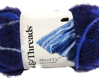 Loops and Threads Yarn Mixed Up Beacon Blue