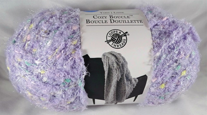 Loops and Threads Yarn Cozy Boucle Candy Dots - Etsy