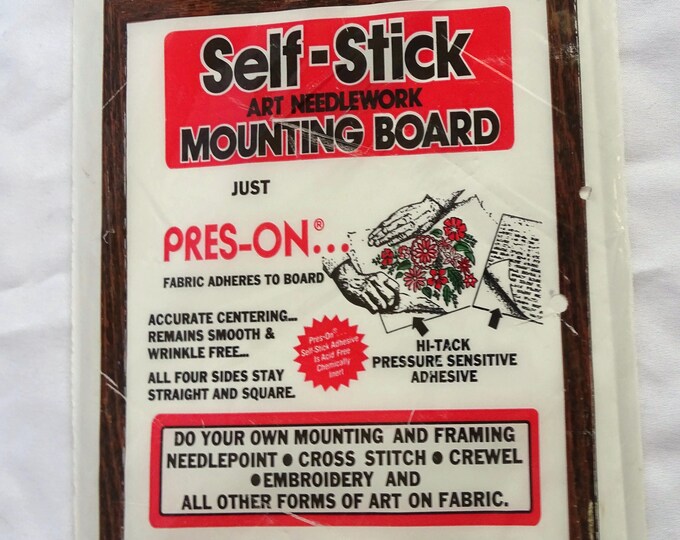 Self Stick Mounting Board for Needlework 5 X 7 Inches Etsy