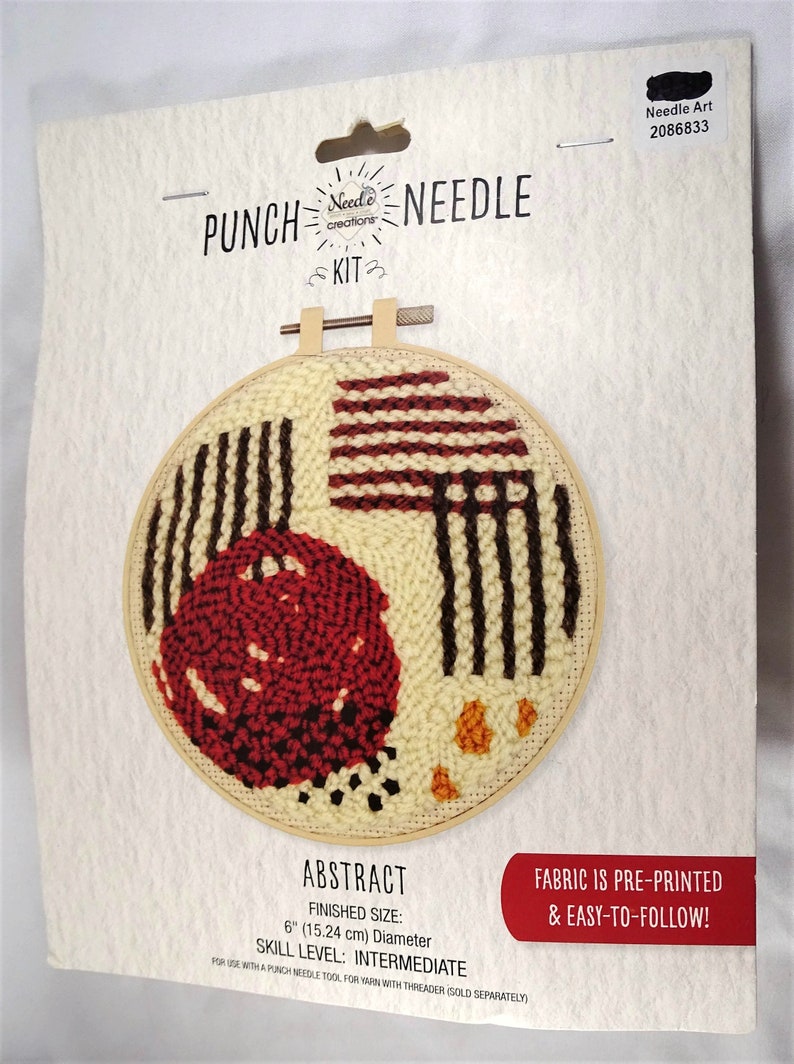 Needle Creations Punch Needle Kit Abstract SEALED Intermediate Level