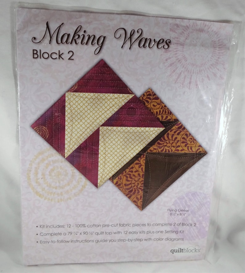 Blocs De Courtepointe Blancs Jack Dempsey - Motif Arrosoir - Lot De 6